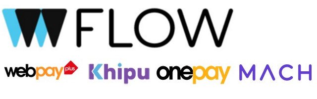 Flow, Webpay, Onepay, Servipag, Multicaja, MACH y CryptoCompra