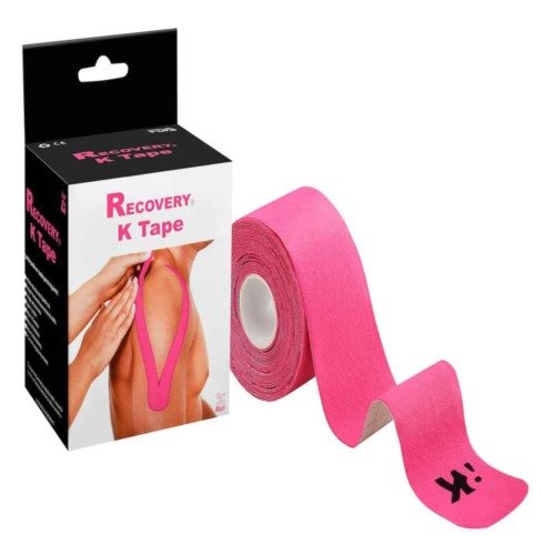 Tape Kinesiológico Precortado Rosado 5 cm x 5mt
