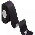 Tape Kinesiológico Precortado Negro 5 cm x 5mt