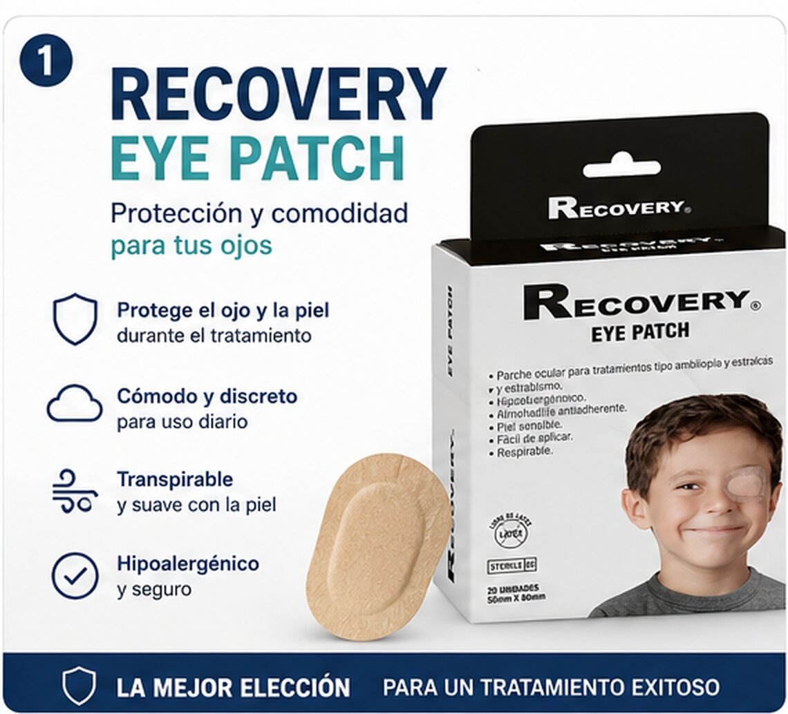 Parche Ocular Recovery 58 x 80 mm - 20 Unidades