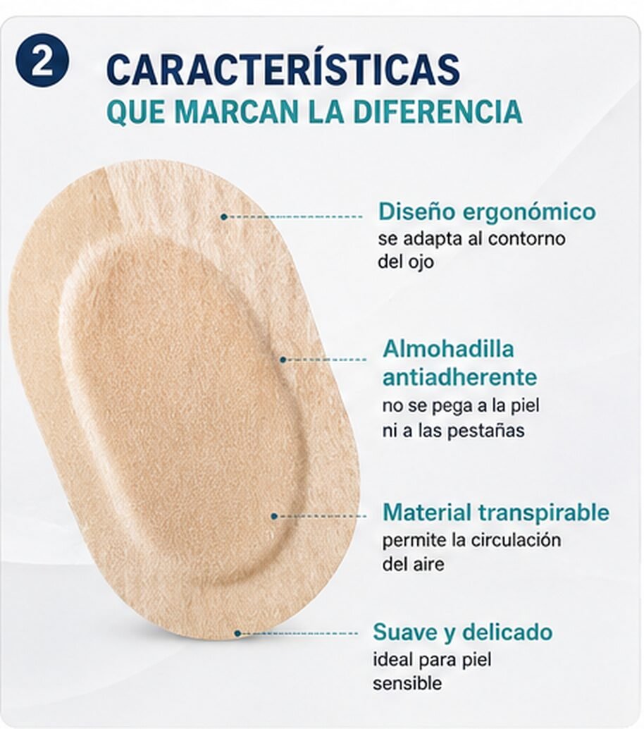 Parche Ocular Recovery 58 x 80 mm - 20 Unidades