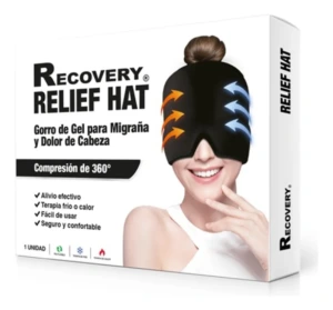 Compresa Gorro Gel 360° Frío y Calor Alivia Migraña