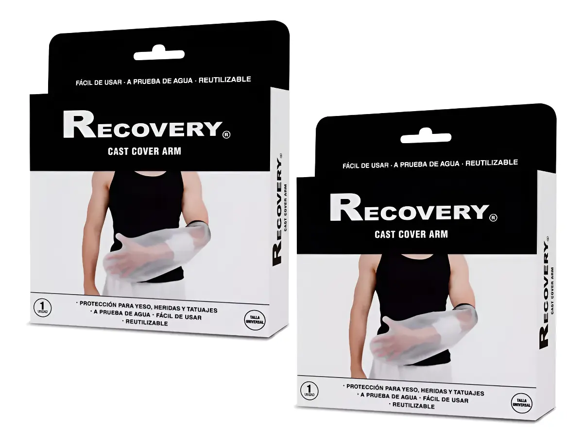 Duo Pack Protector Impermeable Recovery para Brazo con Yeso - Recovery Chile