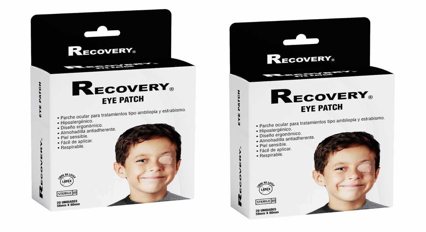 Duo Pack Parche Ocular Recovery 58 x 80 mm - 40 Unidades - Recovery Chile