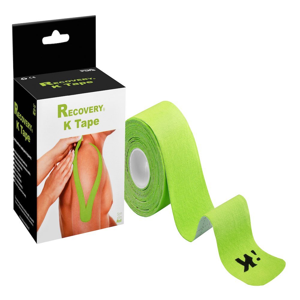 Recovery - K Tape Verde - 5 Cm X 5 Mt Precortada