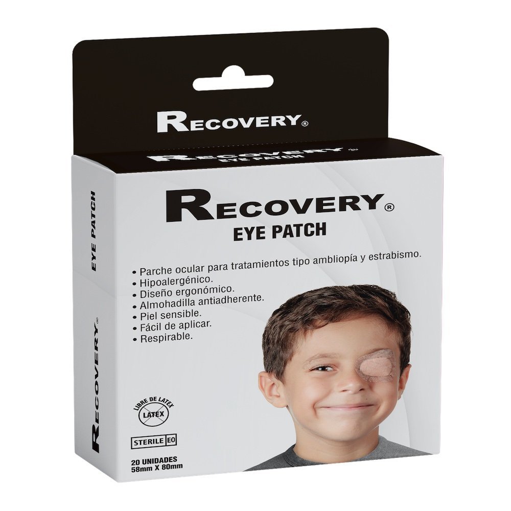 Parche Ocular 20 Unidades 58mm X 80mm Recovery