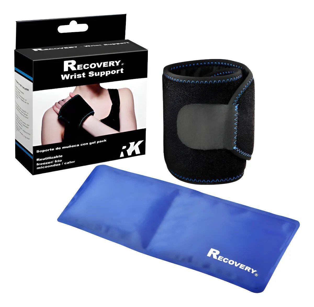 Recovery Soporte Muñeca con Gel Pack para Frío / Calor