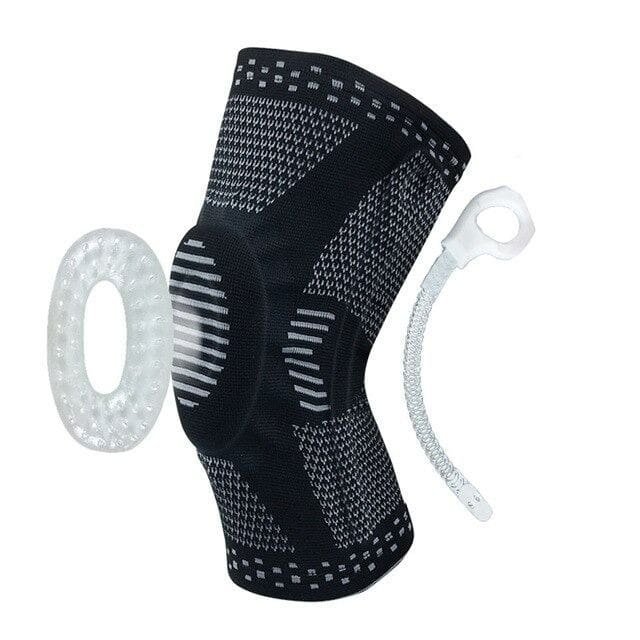 Rodillera Recovery con Soporte Lateral Ajustable - Gris