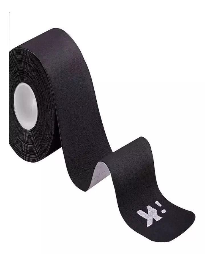 Duo Pack K Tape Recovery Negro 5 cm x 5 m - 40 Tiras Precortadas