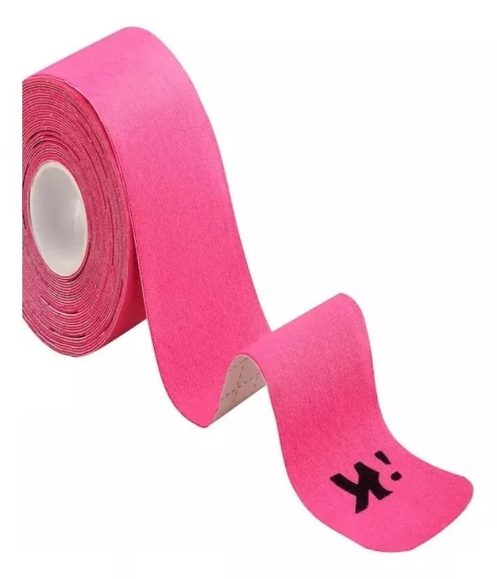 Duo Pack K Tape Recovery Rosado 5 cm x 5 m - 40 Tiras Precortadas