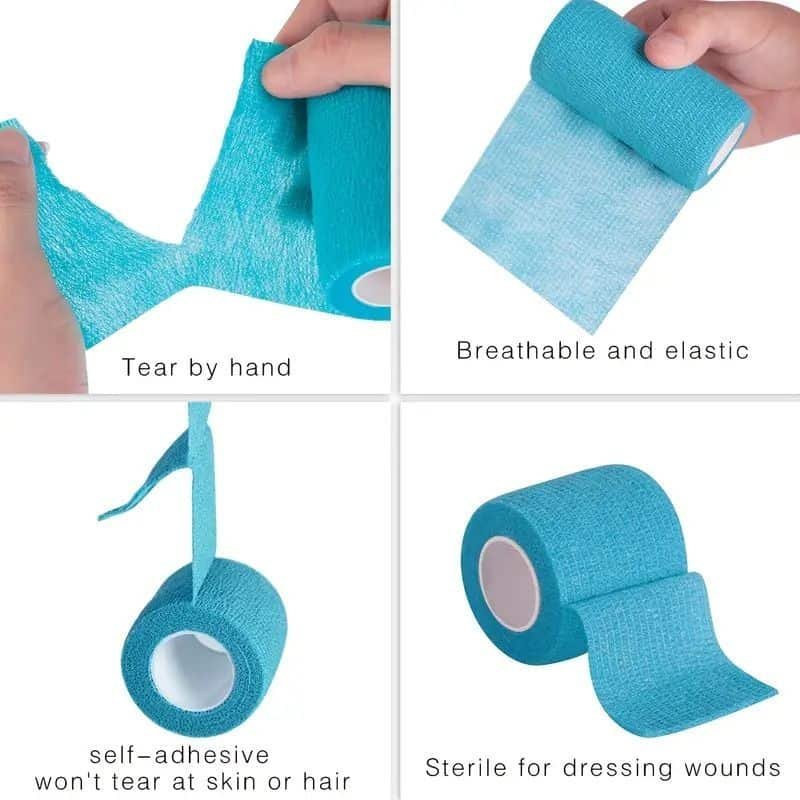 Venda Autoadherente Recovery Azul 7,5 cm x 4,5 m