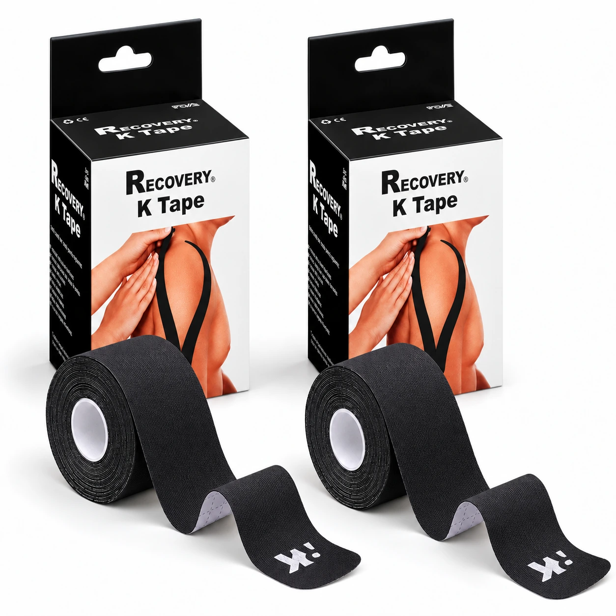 Duo K Tape Recovery · negro - Recovery Chile