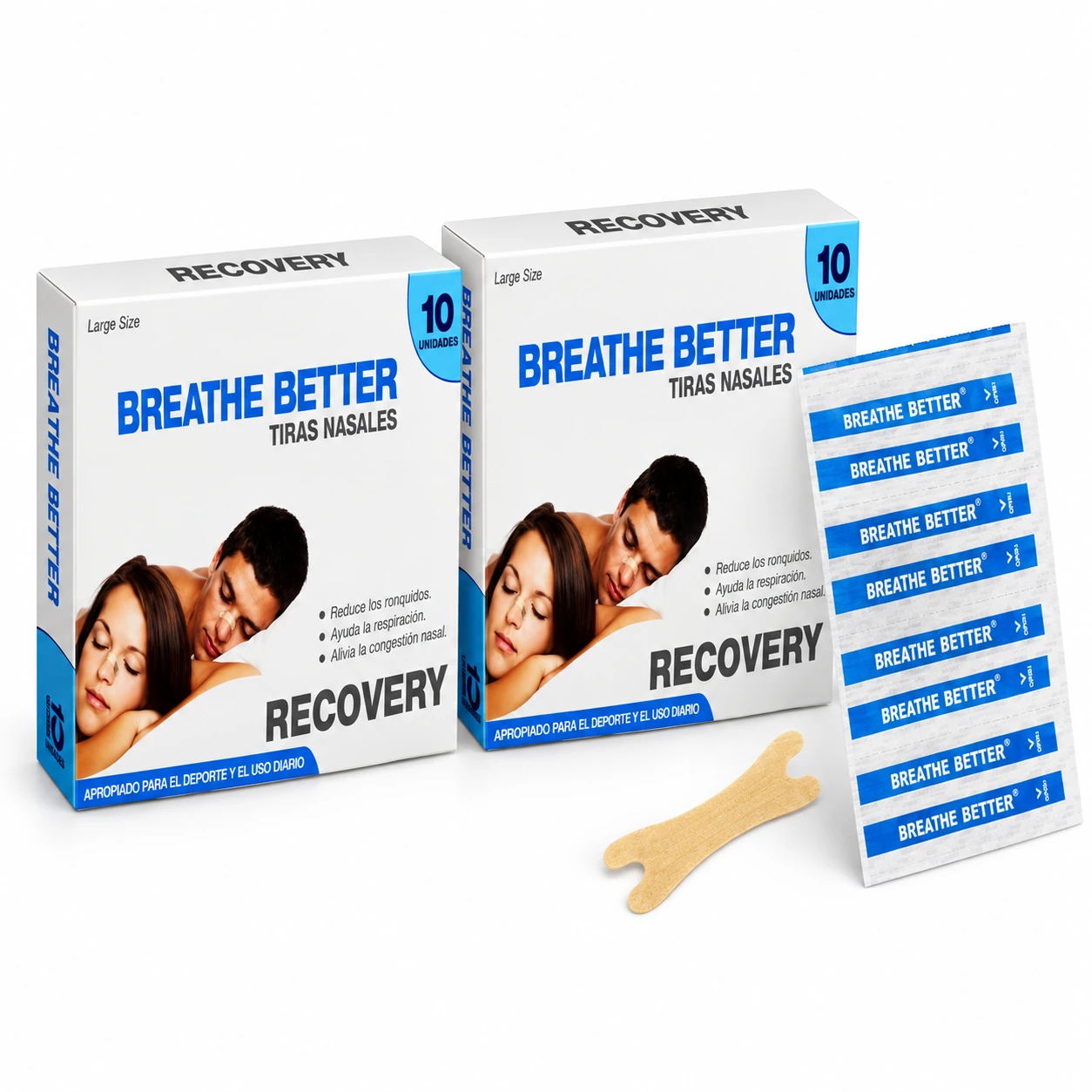 Pack tiras nasales Recovery - Recovery Chile