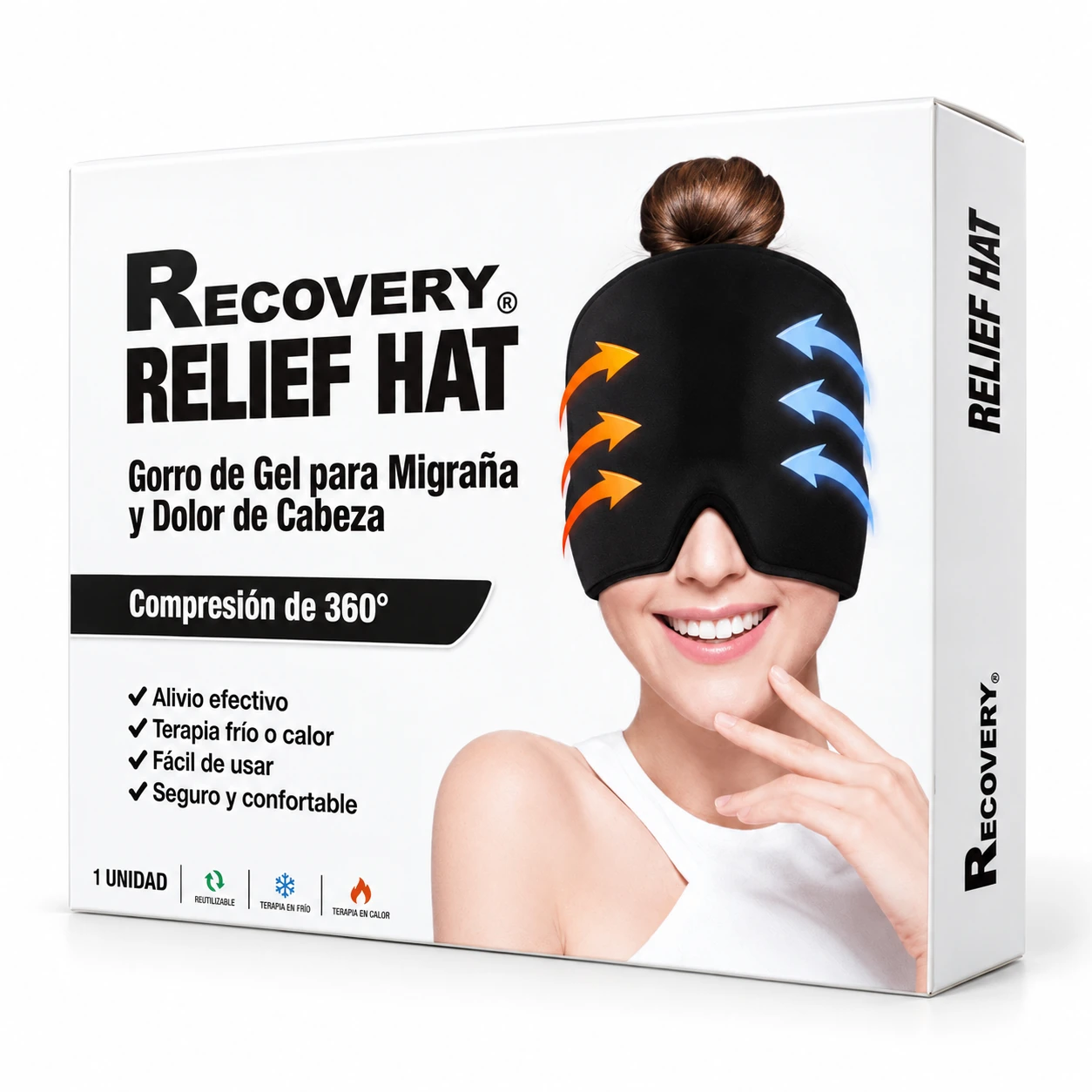 Gorro gel Recovery 360°, empaque Recovery