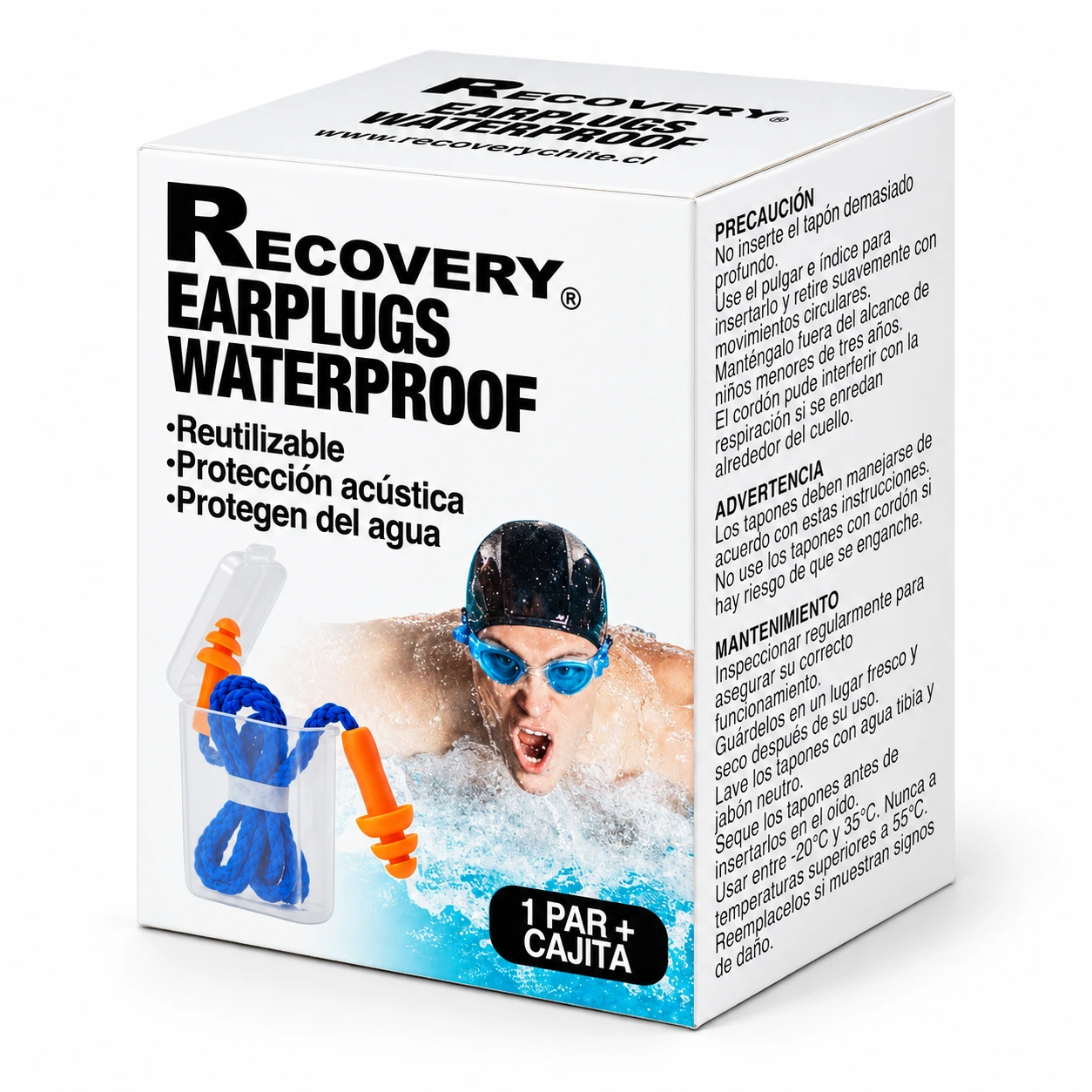 Tapones reutilizables Recovery - Recovery Chile