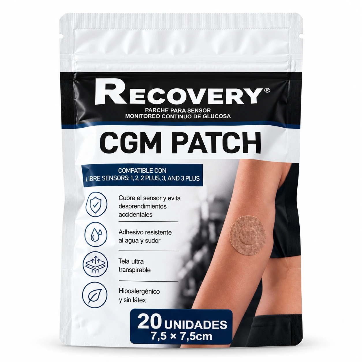 Parches cerrados CGM Recovery - Recovery Chile
